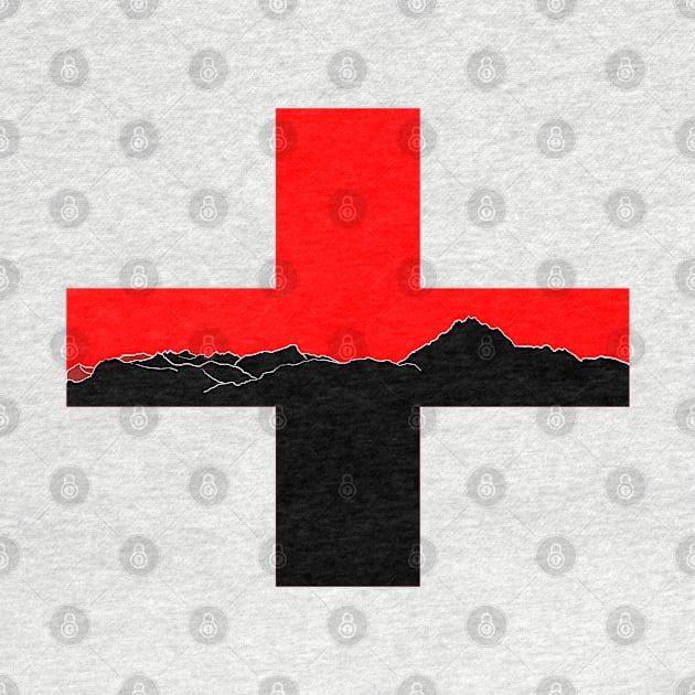Swiss Mountain Flag by AmitDesignsTees